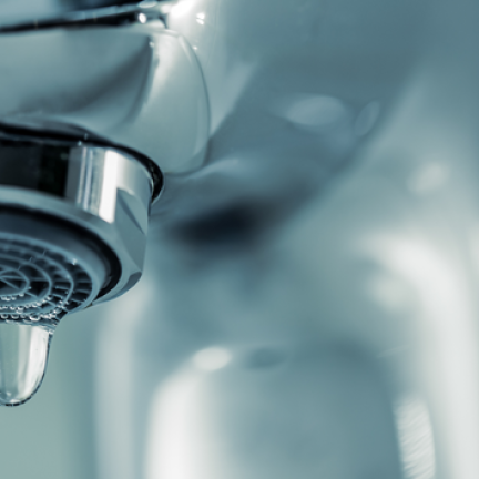 dripping water from faucets